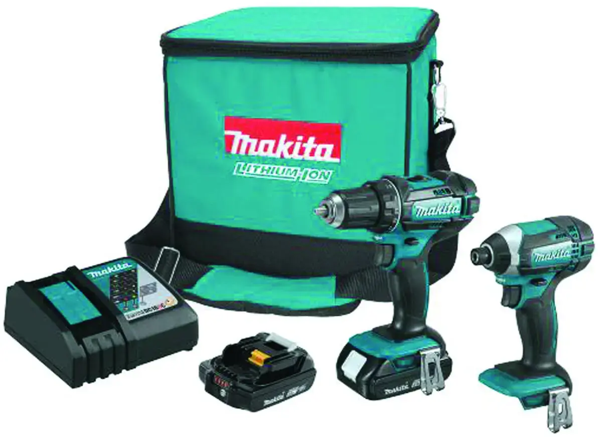 Makita CT225R Combination Kit Battery Included 18 V 2-Tool Lithium-Ion Battery CT225SYX