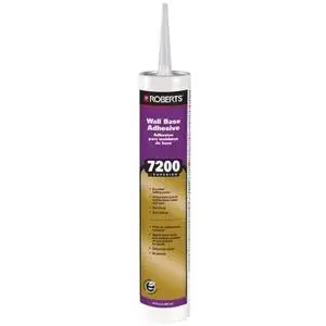 Roberts 7200-30C 7200 Wall Base Adhesive, Tan, 887 mL Tube
