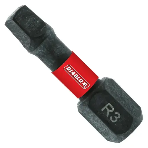 Screwdriver Insert Bit, #3 Drive, Square Drive, 1 in L - 2 per pack x5 packs Screwdriver Insert Bit, #3 Drive, Square Drive, 1 in L - 2 per pack x5 packs