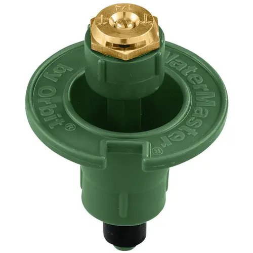 Sprinkler Head with Nozzle, 1/2 in Connection, FNPT, 12 ft, Plastic Green Sprinkler Head with Nozzle, 1/2 in Connection, FNPT, 12 ft, Plastic Green