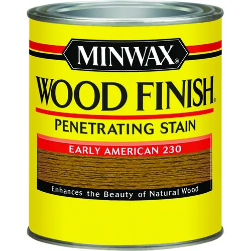 Wood Finish Wood Stain, Early American, Liquid, 1 qt, Can Wood Finish Wood Stain, Early American, Liquid, 1 qt, Can