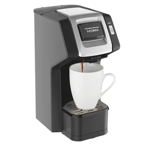 49974 Coffee Maker, 10 oz Capacity, 1050 W, Black/Silver 49974 Coffee Maker, 10 oz Capacity, 1050 W, Black/Silver