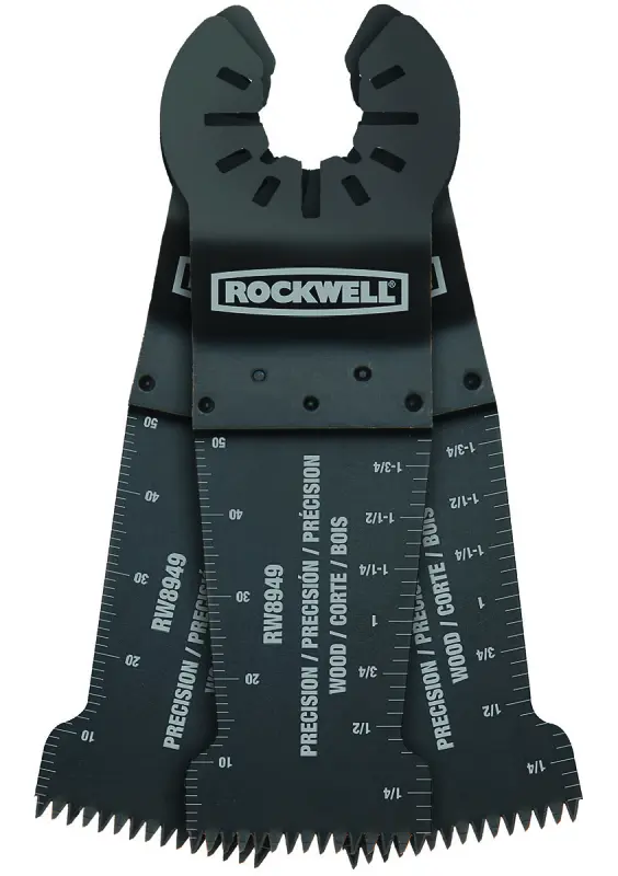 Rockwell Oscillating Saw Blade Bi-Metal Black - pack of 3 RW8967.3 Rockwell Oscillating Saw Blade Bi-Metal Black - pack of 3 RW8967.3