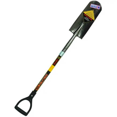 S700 SpringFlex Drain Spade Shovel, 6 in W Blade, Spring Steel Blade, Fiberglass Handle, D-Shaped Handle S700 SpringFlex Drain Spade Shovel, 6 in W Blade, Spring Steel Blade, Fiberglass Handle, D-Shaped Handle