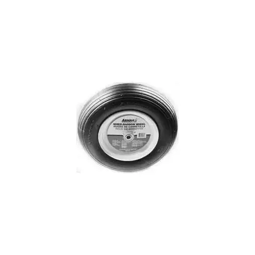 Pneumatic Wheel, 4.8/4 x 8 in Tire, 15-1/2 in Dia Tire, Ribbed Tread, 3 in L Hub Pneumatic Wheel, 4.8/4 x 8 in Tire, 15-1/2 in Dia Tire, Ribbed Tread, 3 in L Hub
