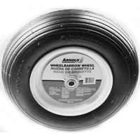 Arnold WB-438 Pneumatic Wheel, 4.8/4 x 8 in Tire, 15-1/2 in Dia Tire, Ribbed Tread, 3 in L Hub