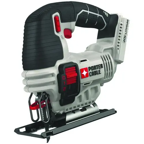 Jig Saw, Tool Only, 20 V, 4 Ah, 3/4 in L Stroke, 0 to 2500 spm Jig Saw, Tool Only, 20 V, 4 Ah, 3/4 in L Stroke, 0 to 2500 spm