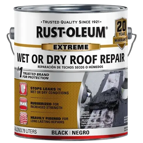 1 Gal. Black Extreme Wet or Dry Roof Repair 1 Gal. Black Extreme Wet or Dry Roof Repair