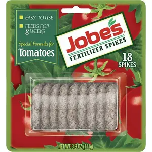 Jobe's 06000 Fertilizer Blister Pack, Spike, 6-18-6 N-P-K Ratio Gray/Light Brown - pack of 18