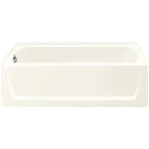 Ensemble Bathtub, 44 gal Capacity, 60 in L, 30 in W, 18 in H, Alcove Installation, Vikrell, White
