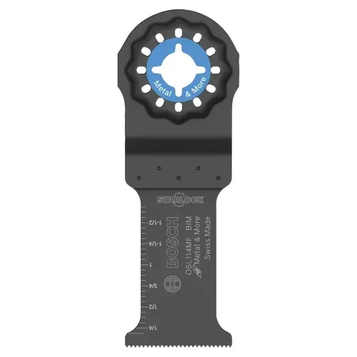 1 1/4" Starlock Oscillating Multi-tool Bi-metal Plunge Cut Blade Black 1 1/4" Starlock Oscillating Multi-tool Bi-metal Plunge Cut Blade Black