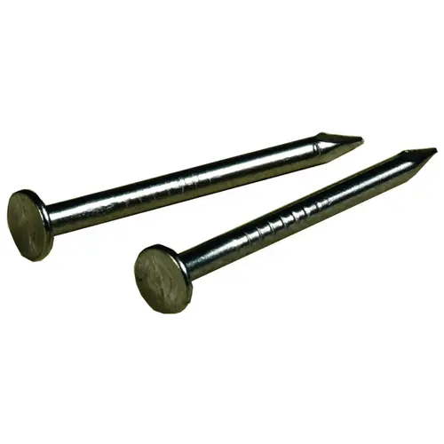 Wire Nail, 1-1/4 in L, Steel, Bright, Flat Head, Smooth Shank, 1.75 oz - pack of 6 Wire Nail, 1-1/4 in L, Steel, Bright, Flat Head, Smooth Shank, 1.75 oz - pack of 6