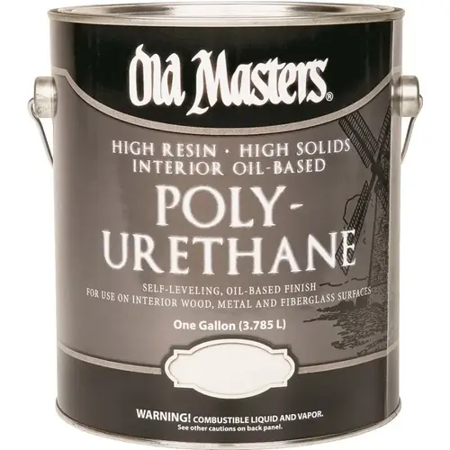 Polyurethane, Satin, Liquid, Clear, 1 gal, Can Polyurethane, Satin, Liquid, Clear, 1 gal, Can