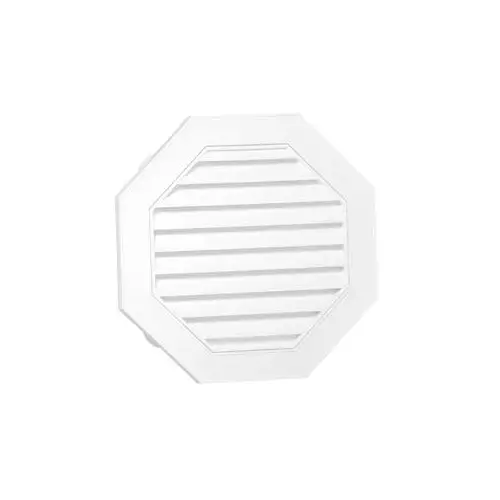 Gable Vent, 19.232 in L, 19.232 in W, Polypropylene, White Gable Vent, 19.232 in L, 19.232 in W, Polypropylene, White