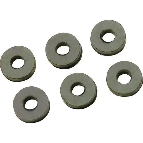 Faucet Washer, 1/4 in, 9/16 in Dia, Rubber, For: Sink and Faucets Faucet Washer, 1/4 in, 9/16 in Dia, Rubber, For: Sink and Faucets