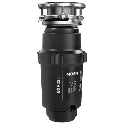 GX PRO Series Garbage Disposal, 30.8 oz Grinding Chamber, 1/3 hp Motor, 115 V, Black GX PRO Series Garbage Disposal, 30.8 oz Grinding Chamber, 1/3 hp Motor, 115 V, Black