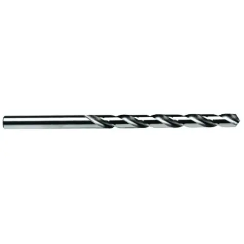 Jobber Drill Bit, 0.042 in Dia, 1-5/8 in OAL, Spiral Flute, 4-Flute, 0.042 in Dia Shank Bright