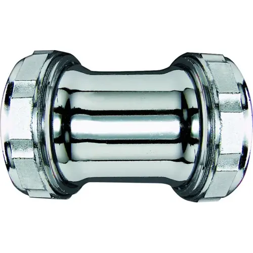 Extension Pipe Coupling, 1-1/2 in, Slip Joint Chrome Plated Extension Pipe Coupling, 1-1/2 in, Slip Joint Chrome Plated
