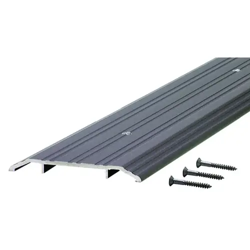 TH015 Saddle Threshold, 36 in L, 5 in W, Aluminum, Bronze TH015 Saddle Threshold, 36 in L, 5 in W, Aluminum, Bronze