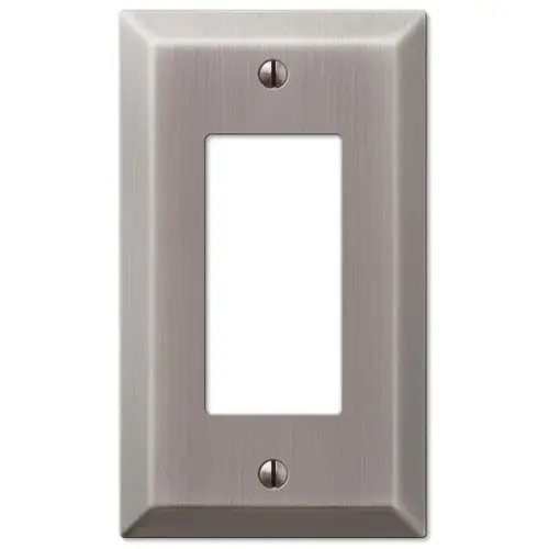 Century Wallplate, 4-15/16 in L, 2-7/8 in W, 1 -Gang, Steel, Antique Nickel - pack of 4 Century Wallplate, 4-15/16 in L, 2-7/8 in W, 1 -Gang, Steel, Antique Nickel - pack of 4