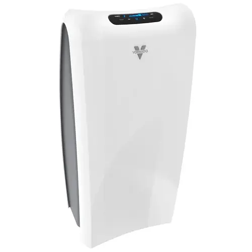 Air Purifier, 120 V, HEPA Filter, 335 sq-ft Coverage Area, White Air Purifier, 120 V, HEPA Filter, 335 sq-ft Coverage Area, White