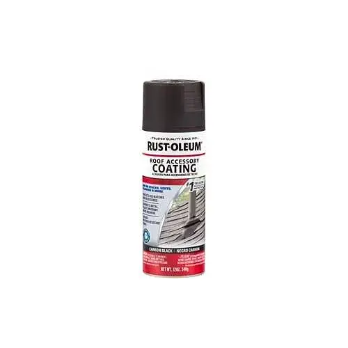 STOPS RUST Paint, Flat, Carbon Black, 12 oz, Can - pack of 6 STOPS RUST Paint, Flat, Carbon Black, 12 oz, Can - pack of 6