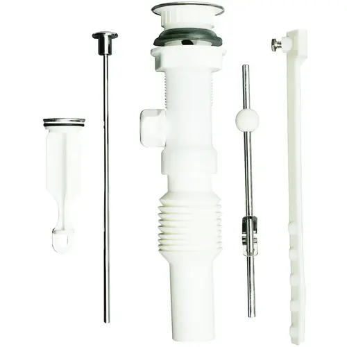 Pop-Up Assembly, 1-1/4 in, Plastic Chrome Pop-Up Assembly, 1-1/4 in, Plastic Chrome