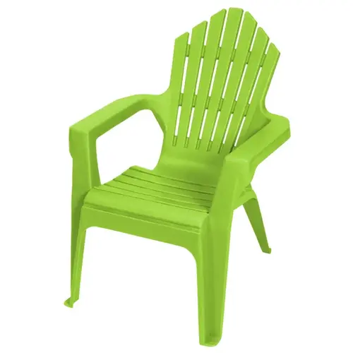 Kiddie Adirondack Adirondack Chair, Resin Seat, Resin Frame, Tender Shoots Green Frame Kiddie Adirondack Adirondack Chair, Resin Seat, Resin Frame, Tender Shoots Green Frame