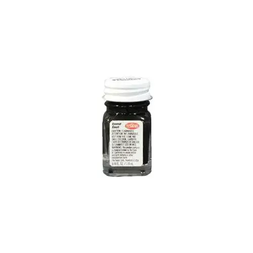 Enamel Paint, Flat Black, 0.25 oz Bottle Enamel Paint, Flat Black, 0.25 oz Bottle
