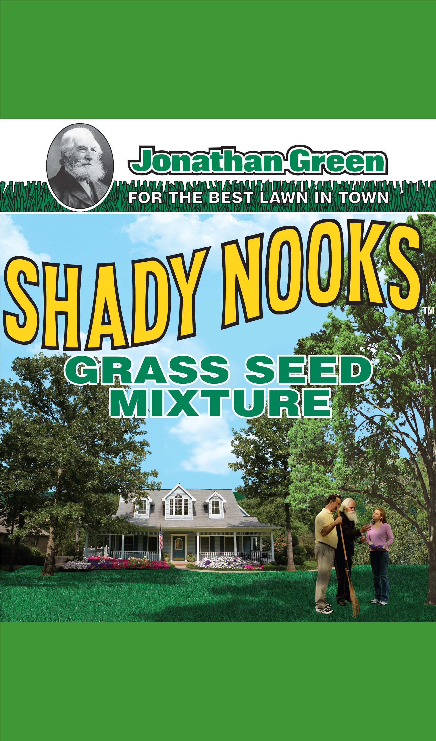 JONATHAN GREEN TURF 11957 Black Beauty Shady Nooks 3 Lb. 1125 Sq. Ft. Coverage Trivialis, Fescue, Ryegrass Grass Seed