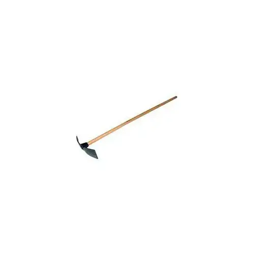 Hoe Mattock, Steel Blade, Hardwood Handle, Link Handle Brown Hoe Mattock, Steel Blade, Hardwood Handle, Link Handle Brown