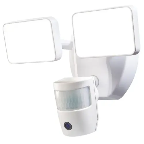 HZconnect Series Video Security Motion Light, 110 V, 2-Lamp, LED Lamp, Bright White Light HZconnect Series Video Security Motion Light, 110 V, 2-Lamp, LED Lamp, Bright White Light