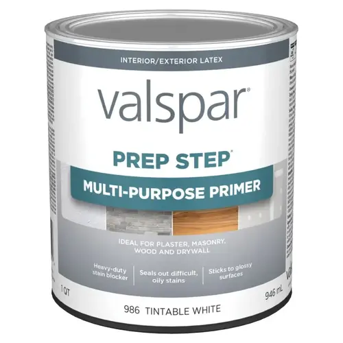 Prep Step 986 Series Multi-Purpose Primer, Tintable White, 1 qt - pack of 4 Prep Step 986 Series Multi-Purpose Primer, Tintable White, 1 qt - pack of 4