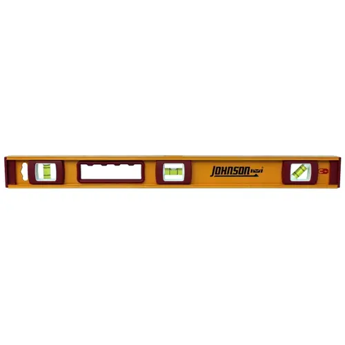 I-Beam Level, 24 in L, Magnetic, Aluminum Yellow I-Beam Level, 24 in L, Magnetic, Aluminum Yellow
