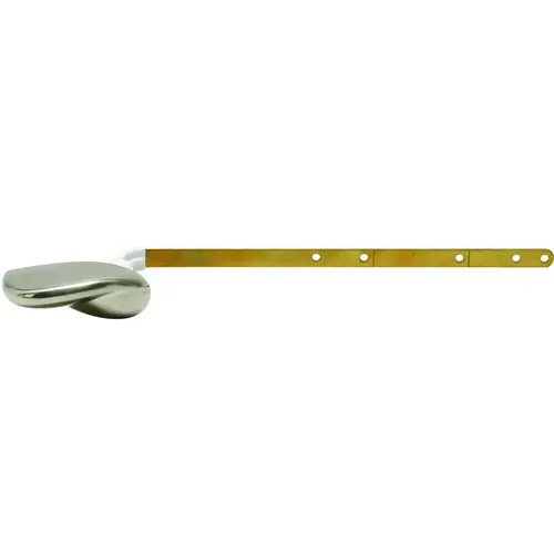 Toilet Tank Lever, Brass/Plastic Platinum Toilet Tank Lever, Brass/Plastic Platinum