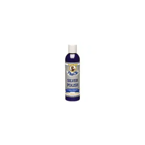 Pine-Ola Silver Polish, 8 oz Bottle, Liquid, Mild Pine, Gray Pine-Ola Silver Polish, 8 oz Bottle, Liquid, Mild Pine, Gray