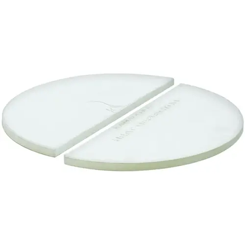 CLASSIC JOE Heat Deflector Plate, Half-Moon, Ceramic, For: Classic 18 in Kamado Grill
