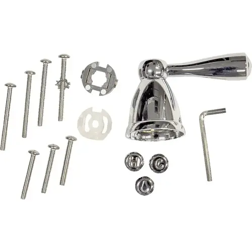 Faucet Handle, Zinc, Chrome Plated Faucet Handle, Zinc, Chrome Plated