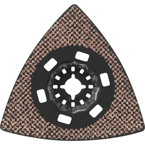 Starlock Delta Sanding Pad, 60 Grit, Carbide Abrasive, 3.36 in L Black Starlock Delta Sanding Pad, 60 Grit, Carbide Abrasive, 3.36 in L Black