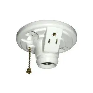 Allied Moulded LH-13P Lamp Holder, 250 V, 660 W, White