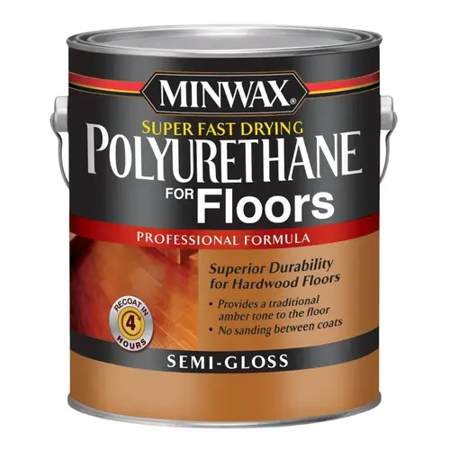 0 Polyurethane, Semi-Gloss, Liquid, Clear, 1 gal, Can 0 Polyurethane, Semi-Gloss, Liquid, Clear, 1 gal, Can