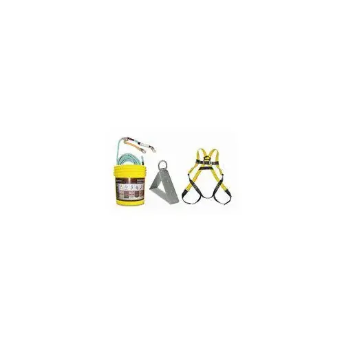 Bucket of Safe-Tie Kit, Polyester/Polypropylene Yellow