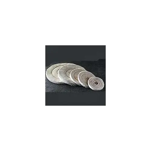 Buffing Wheel, 4 in Dia, Flannel Cotton