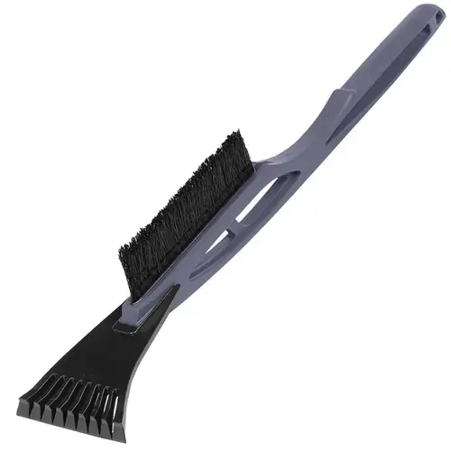 Super Deluxe Snow Brush, 4 in W Blade, 22 in OAL Black/Red