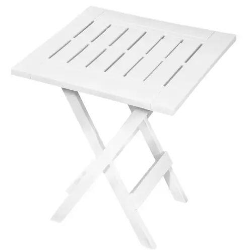Adirondack Side Table, Resin Table, White Table, Foldable