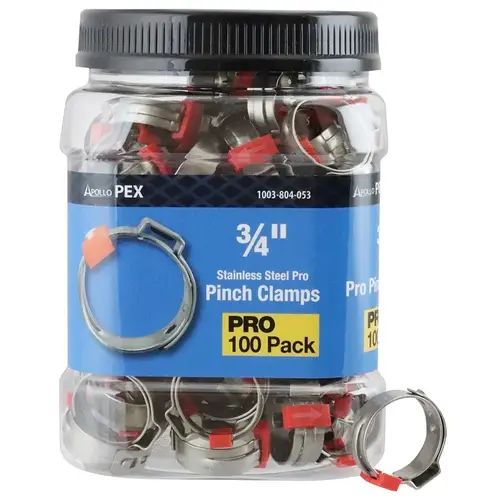 CLAMP PINCH 3/4IN - pack of 100 CLAMP PINCH 3/4IN - pack of 100