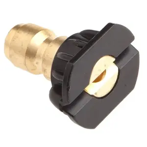Forney 75150 Soap Nozzle, 65 deg Angle, 1/4 in Nozzle, Brass Black