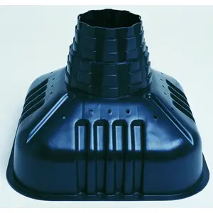 SquareFoot SF22 Footing Form with Flange, 16.6 in L, Concrete/Plastic