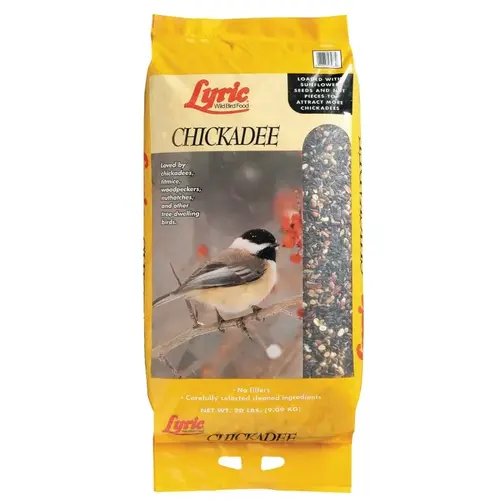 Chickadee Wild Bird Food, Premium Sunflower & Nut Mix, 20 Lbs. Chickadee Wild Bird Food, Premium Sunflower & Nut Mix, 20 Lbs.