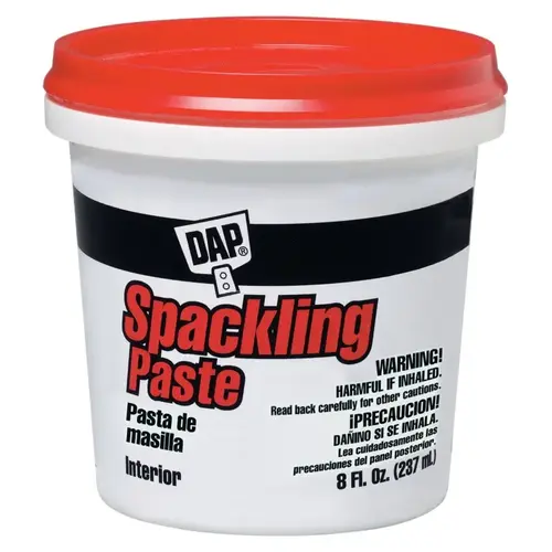 Spackling Paste White, White, 0.5 pt Tub Spackling Paste White, White, 0.5 pt Tub
